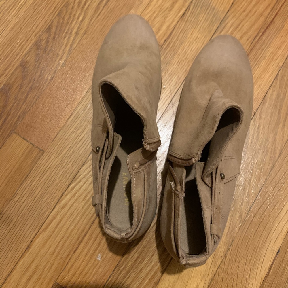Brown Booties - worn once